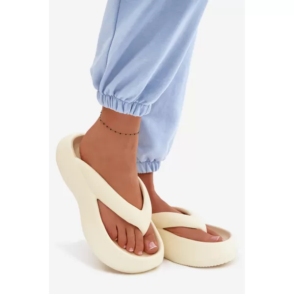  Damen-Flip-Flops BOTO SS-125 BEIGE 
