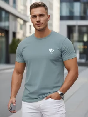 Herren-T-Shirt DSTREET NX5126R-SB BLAU