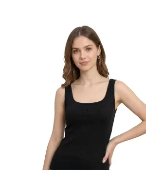 Damen-Tanktop ALPINE PRO OMINA SCHWARZ