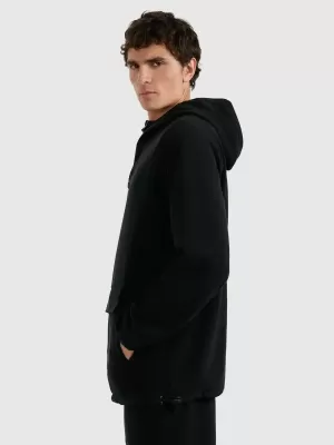 Herren-Sweatshirt 4F WAW25TSWSM1947 TIEFSCHWARZ