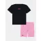 Mädchenset UNDER ARMOUR TWIST BIKE SHORT SET UASII0PR-001 SCHWARZ