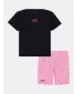 Mädchenset UNDER ARMOUR TWIST BIKE SHORT SET UASII0PR-001 SCHWARZ