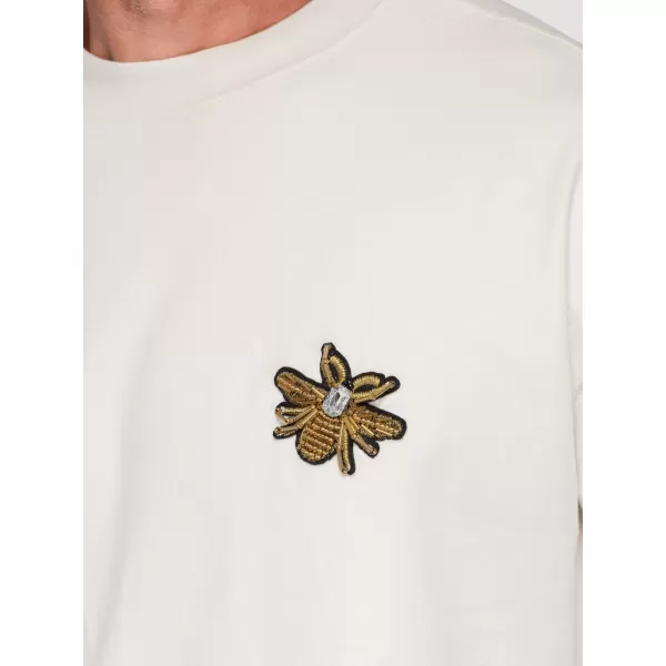  Herren-T-Shirt OMBRE OM-TSCT-0275 CREMEFARBEN 