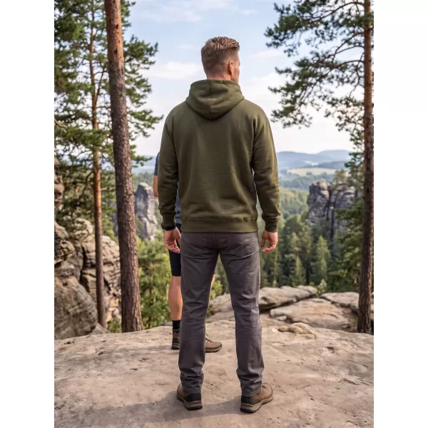  Herren-Sweatshirt ALTISPORT ALM193422 MILITÄR 
