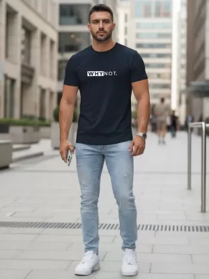 Herren-T-Shirt DSTREET NX5122R-NY DUNKELBLAU