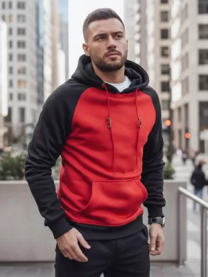 Herren-Sweatshirt DSTREET BX5491 ROT