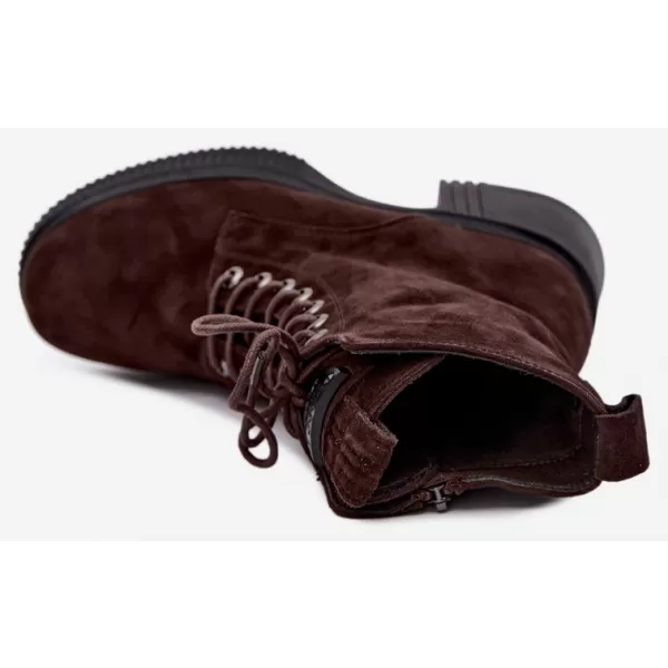  Damen-Stiefeletten VINCEZA 67009 BRAUN 