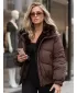 Damenjacke DSTREET TY6006 BRAUN
