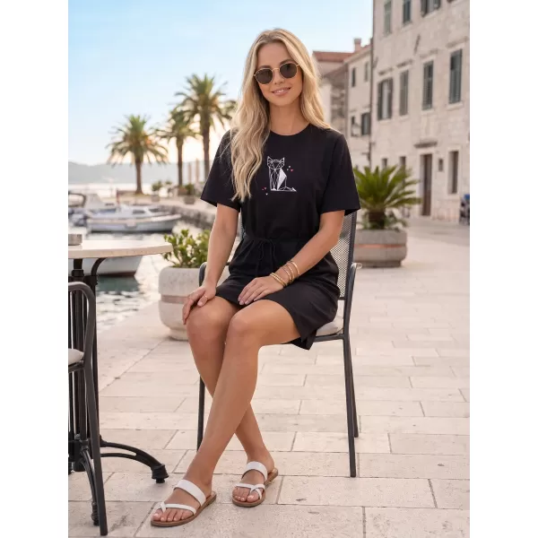  Kleid ALTISPORT ALW091816 SCHWARZ ROSA 