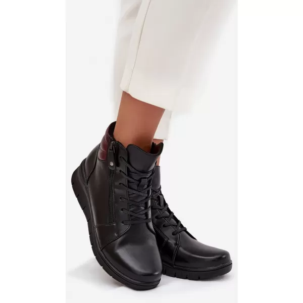  Damen-Stiefeletten VINCEZA 39963 SCHWARZ 
