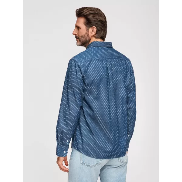 Herrenhemd OMBRE K702 BLAU 