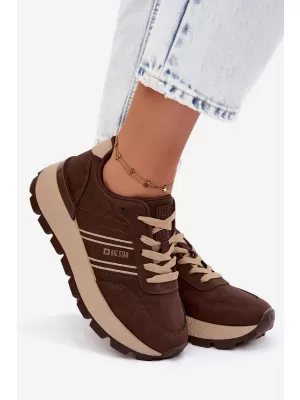 Damen-Sneaker BIG STAR SHOES UU274040 BRAUN/BEIGE