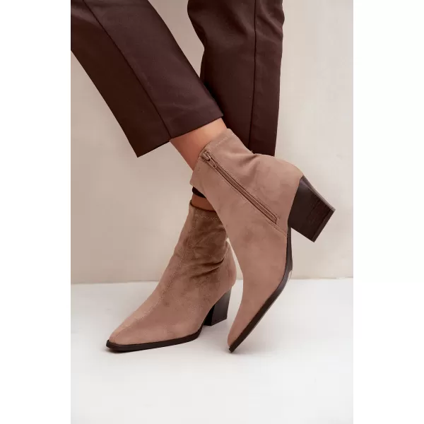  Damen-Stiefeletten BOTO D-209 BROWN BRAUN 