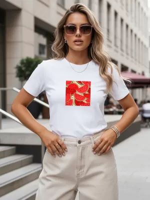 Damen-T-Shirt DSTREET NX8008RY-WH WEIß