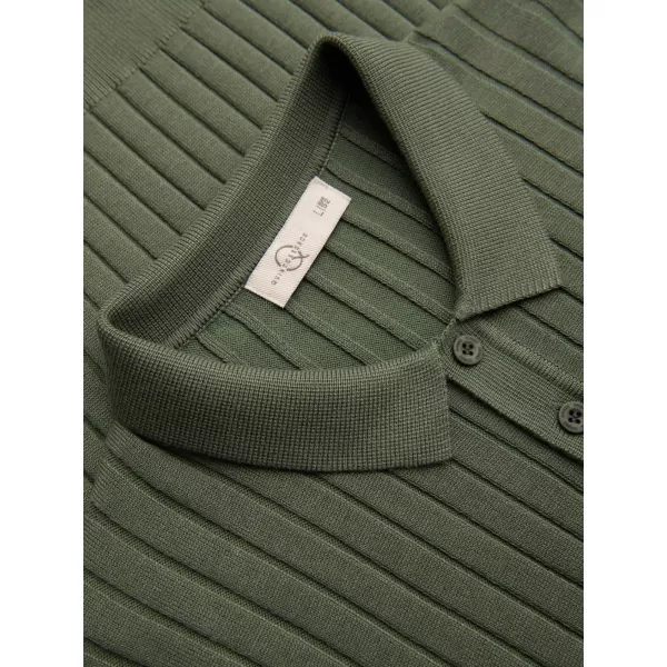  Herren-Poloshirt OMBRE OM-POSS-0180 OLIVE 