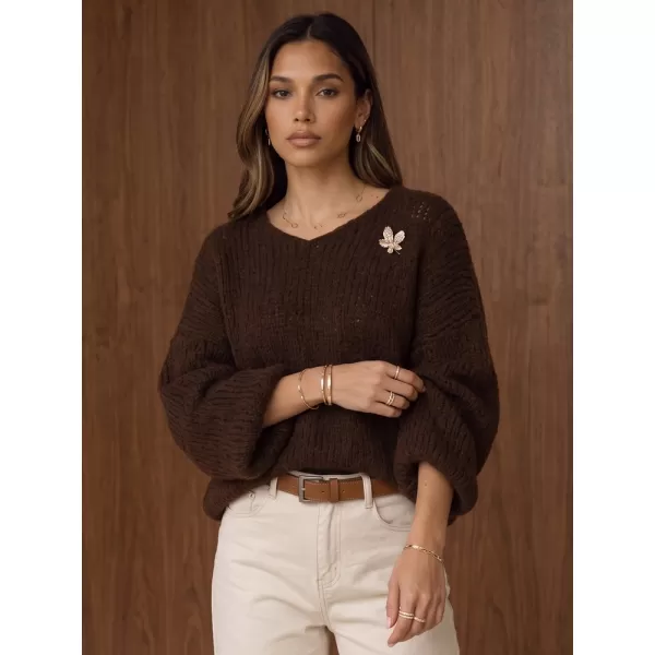  Damenpullover DSTREET MY2627 BRAUN 