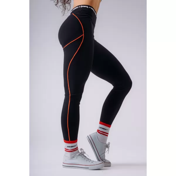  Leggings für Damen NEBBIA OLYMPIA HIGH-WAIST 935 SCHWARZ 