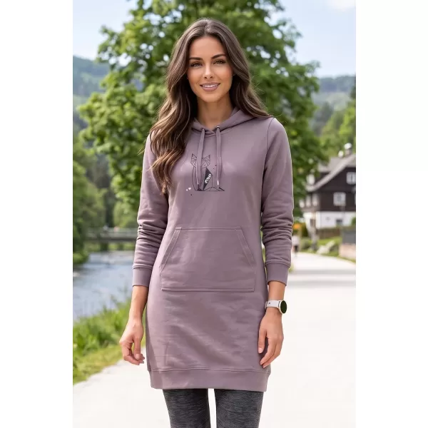  Erweitertes Damen-Sweatshirt ALTISPORT ALW091419 STAHLGRAU 