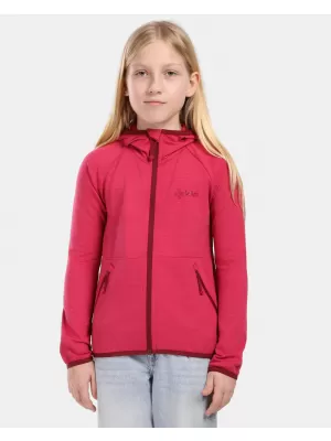 Fleece-Sweatshirt für Kinder KILPI MEMPHIS-JG 1J0202KI ROSA