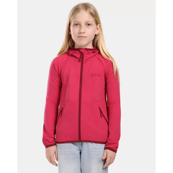  Fleece-Sweatshirt für Kinder KILPI MEMPHIS-JG 1J0202KI ROSA 