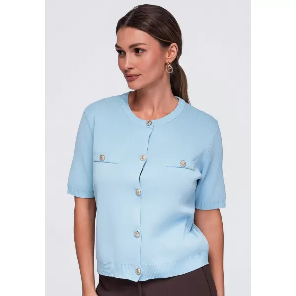  Damenbluse OMBRE OW-TS-E0084 BLAU 