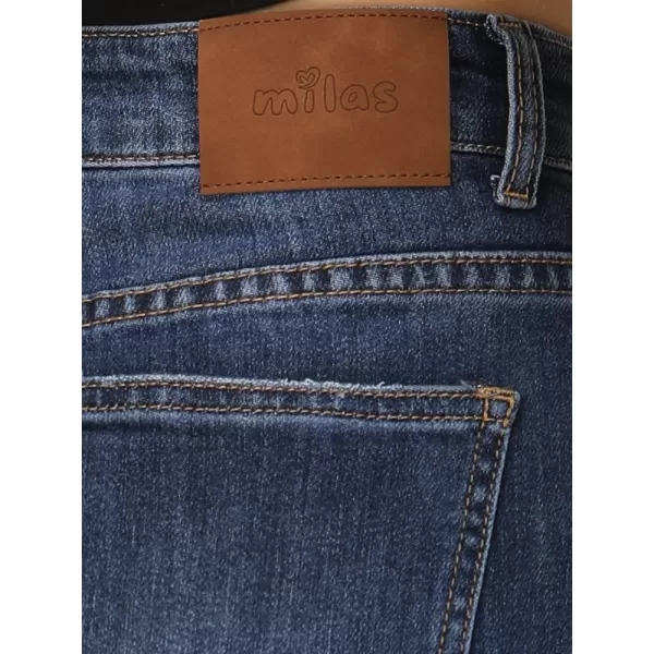  Damenhosen DSTREET UY3203 BLAU 