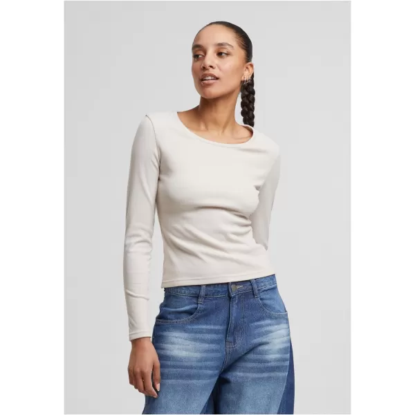  Damen-T-Shirt URBAN CLASSICS TB7786 WOLKE 