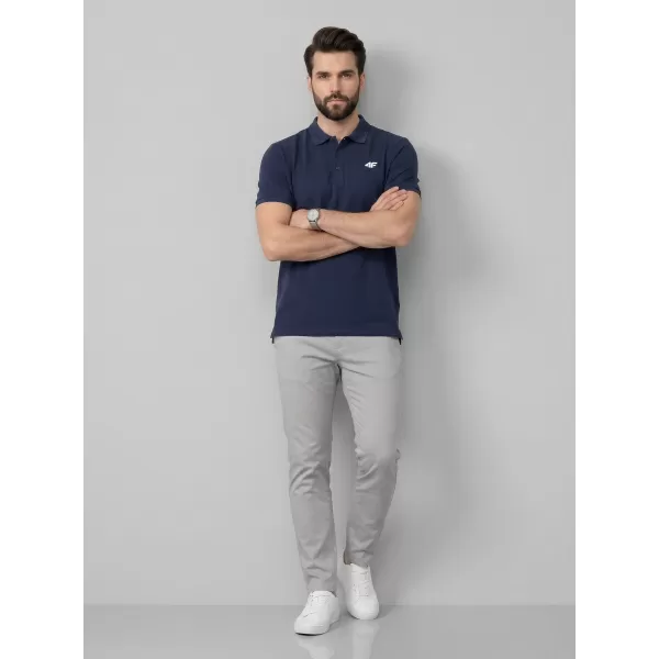  Herren-T-Shirt mit Kragen 4F WMM00TPTSM0771 GEWOHNHEITEN 