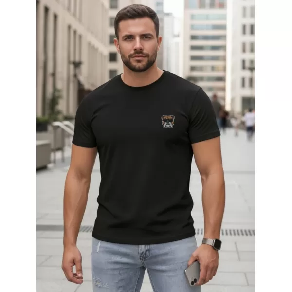  Herren-T-Shirt DSTREET NX0125R-BK SCHWARZ 