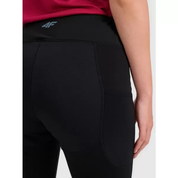  Leggings für Damen 4F WAW25TFTIF373 TIEFSCHWARZ 