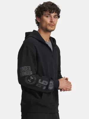 Herren-Sweatshirt UNDER ARMOUR UA RIVAL LW GRAPHIC FZ 6014687-001 SCHWARZ