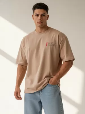 Herren-T-Shirt DSTREET RX5303 KARAMELL