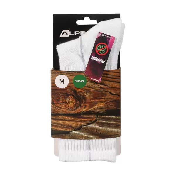  Socken ALPINE PRO BANFF 2 WEIß 