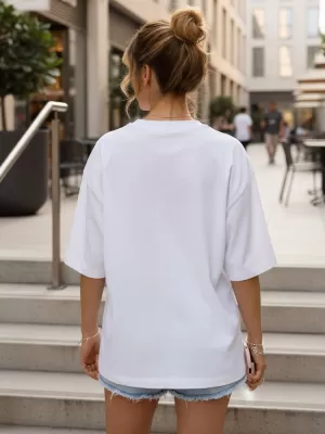 Damen-T-Shirt DSTREET NX9003RY-WH-O WEIß