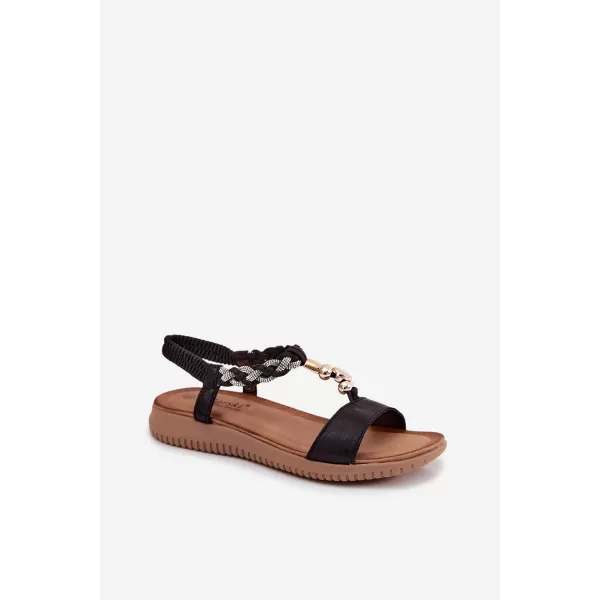  Damensandalen S.BARSKI KV61-6051 SCHWARZ 