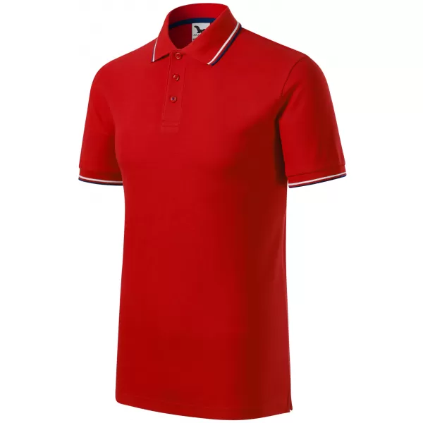  Herren-T-Shirt mit Kragen MALFINI FOCUS 232 ROT 