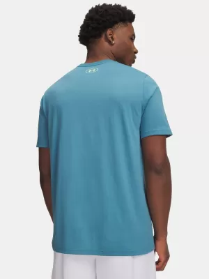 Herren-T-Shirt UNDER ARMOUR TEAM ISSUE WORDMARK SS 1329582-466 BLAU
