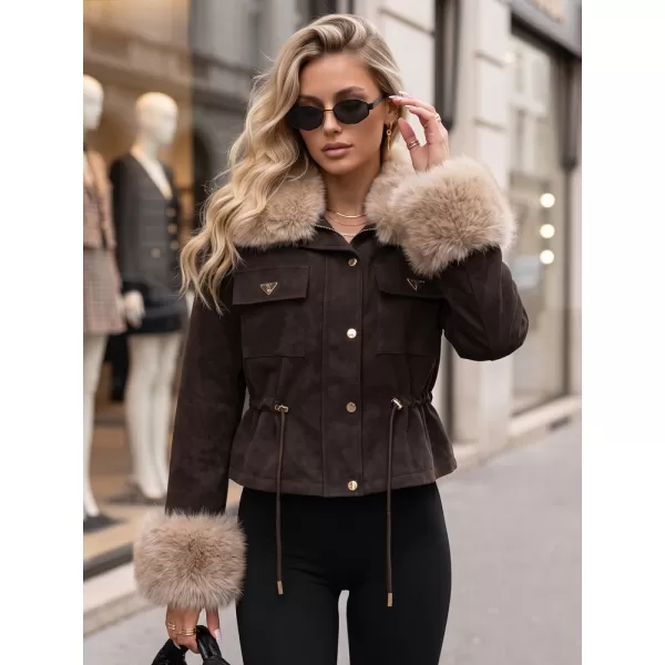  Damenjacke DSTREET TY5704 BRAUN 