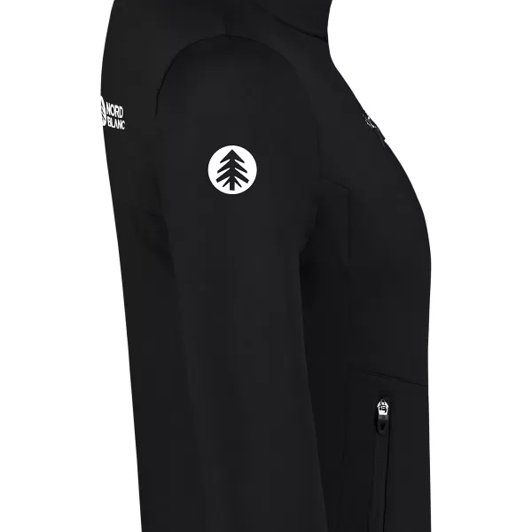  Powerfleece-Sweatshirt für Damen NORDBLANC CRISP NBSFL8338 SCHWARZ 