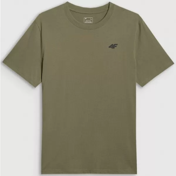  Herren-T-Shirt 4F WAW25TTSHM2402 OLIVE 