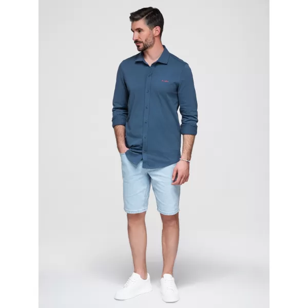  Herrenhemd OMBRE K697 DENIM 