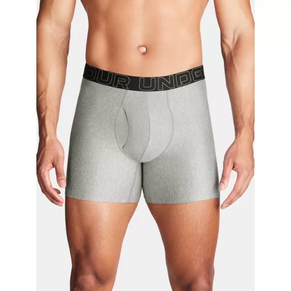  Herren-Boxershorts UNDER ARMOUR M UA PERF TECH 6IN (3KS) 1383878-035 GRAU 