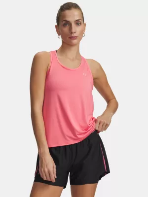 Damen-Tanktop UNDER ARMOUR TECH KNOCKOUT TANK 1389851-600 ROSA