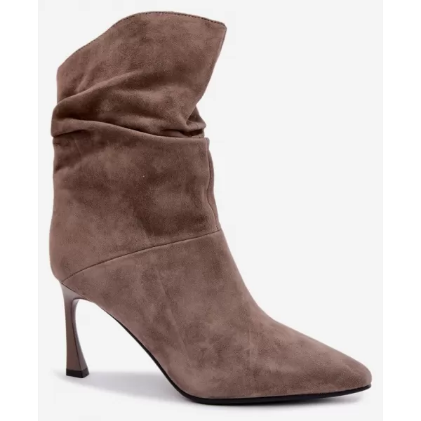  Damen-Stiefeletten D&A JC562-1038 HELLGRAU 