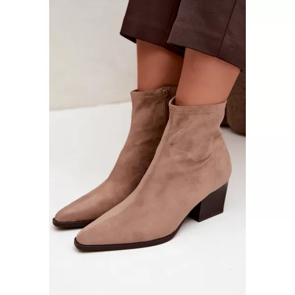  Damen-Stiefeletten BOTO D-209 BROWN BRAUN 