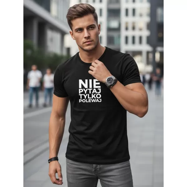  Herren-T-Shirt DSTREET NX0113R-BK SCHWARZ 