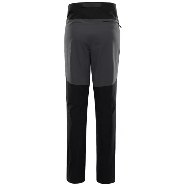  Softshellhose für Herren ALPINE PRO AKAN 3 SCHWARZ 