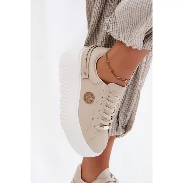  Damen-Sneaker D&A LR61-7095 BEIGE 