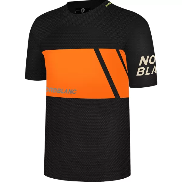  Funktionelles Radsport-T-Shirt für Herren NORDBLANC MUD NBSMF8083 ORANGE 