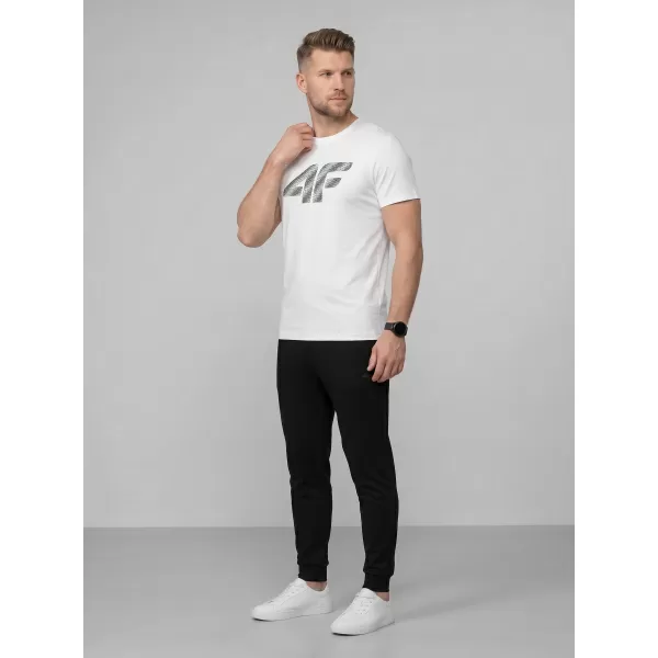  Herren-T-Shirt 4F WMM00TTSHM3342 WEIß 